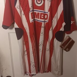 chivas de guadalajara jersey signed